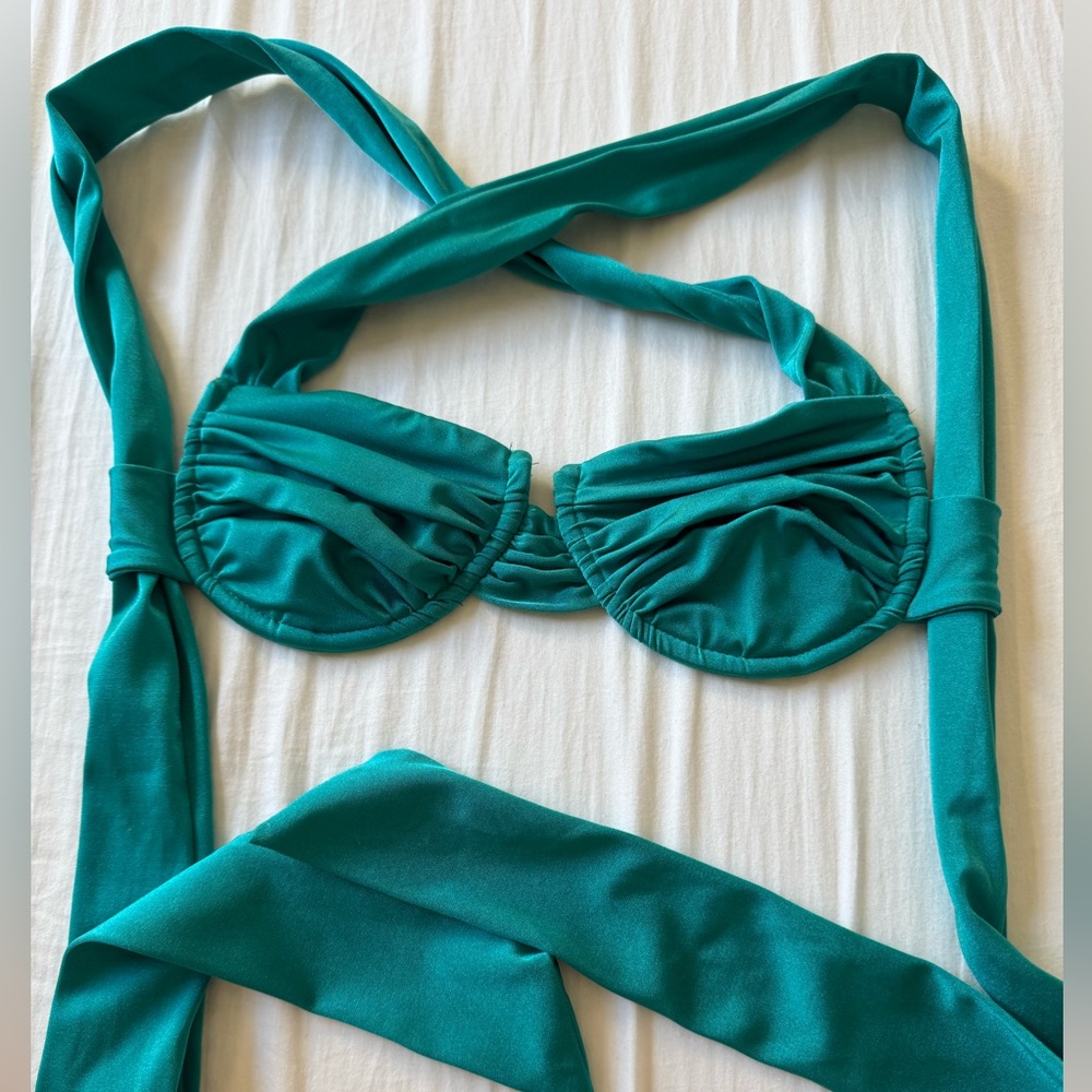 Inamorata Luciana Top and Luciana Bottom in size small color Teal used